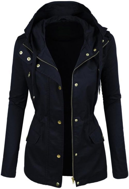 Prime Ladies Parka Jacket Women Cotton Casual Trench Coat PK-02