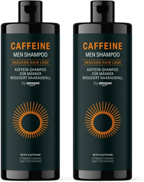 by Amazon Men’s Caffeine Shampoo, 2 x 400 ml