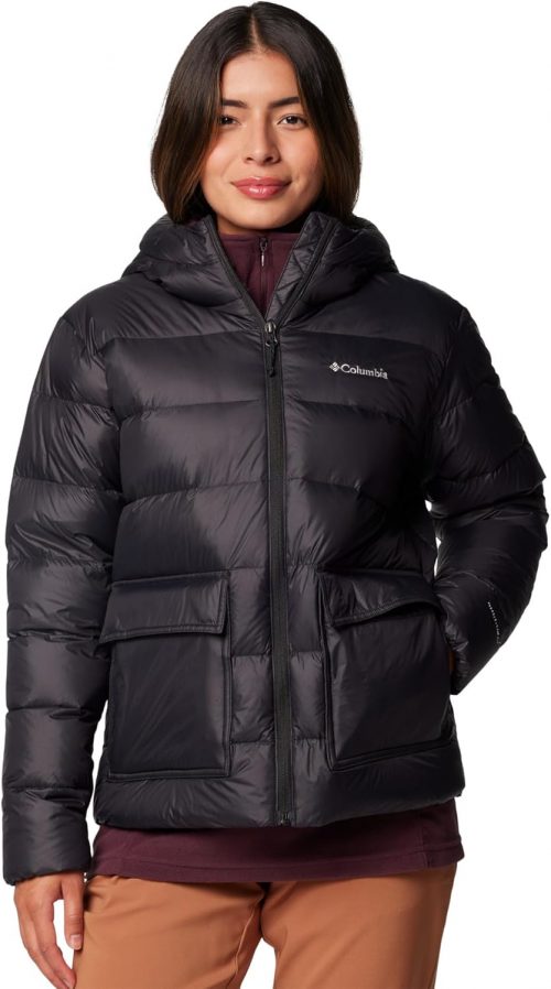 Columbia Women’s Harmony Falls Hooded Down Jacket Hooded Puffer Down Jacket (pack of 1)