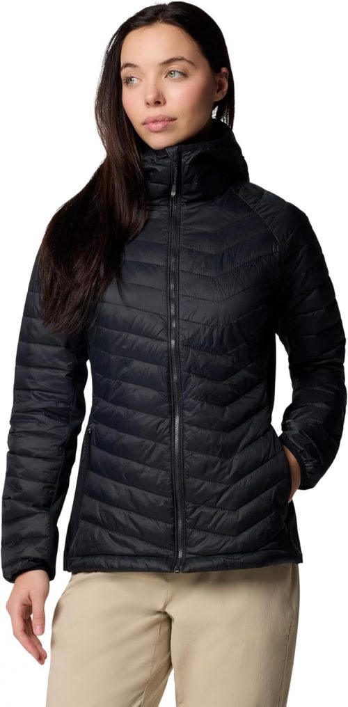 Columbia Women’s Powder Pass™ Ii Hybrid Hooded Jacket Hooded Puffer Jacket (pack of 1)