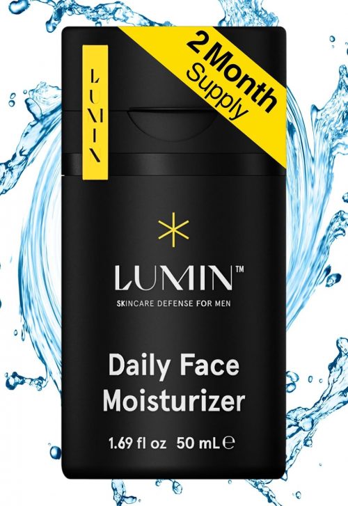 Lumin – Daily Face Moisturizer for Men – Mens Face Lotion, Men’s Skin Care, Ideal for normal & combination skin, 50ml, 1-Pack