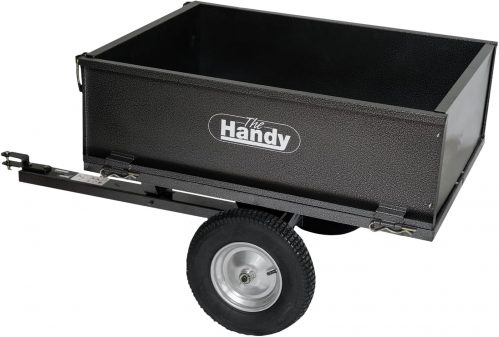 The Handy 225kg Towed Trailer – Folding Sides, Tipping Capability, Pneumatic Tyres, Durable & Universal Hitch Pin – 2 Year Guarantee