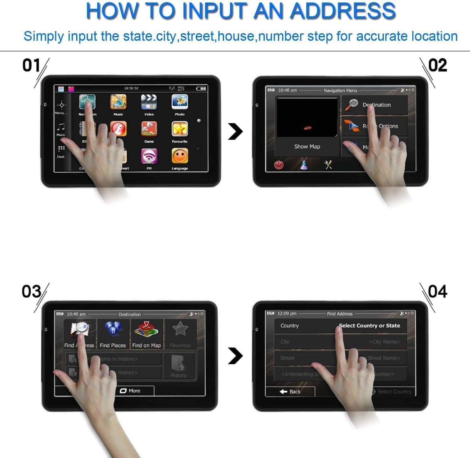 Sat Nav for Car Truck | 9 Inch 2026 UK & Europe Maps with Free Lifetime Updates | Voice Guidance, Speed Camera Alerts, Lane & Postcode Assist | Offline GPS Navigation, Easy to Use - Image 5