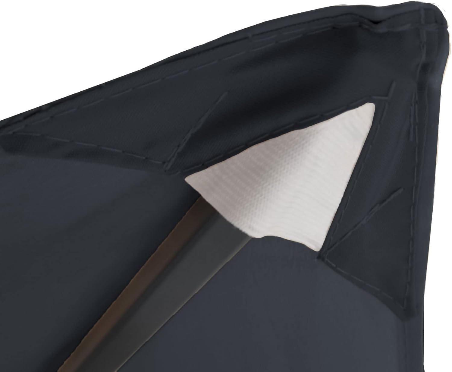 QUICK STAR Replacement Roof for Garden Gazebo 3x3m Gray - Image 4