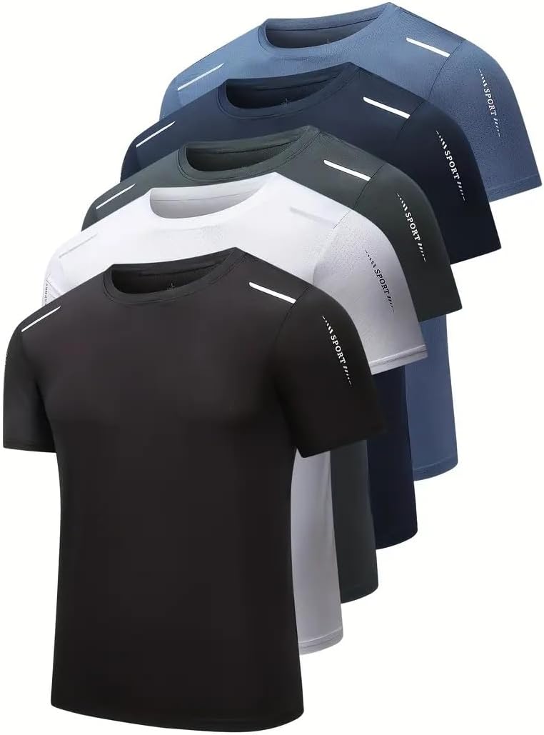 Quick Dry Ice Silk Athletic T-Shirt...