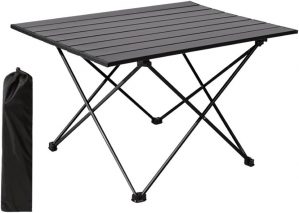 Portable Camping Table, Roll Top Al...