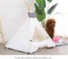 Pets Teepee Dogs Tent Stripes Zebra...