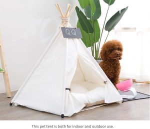 Pets Teepee Dogs Tent Stripes Zebra...