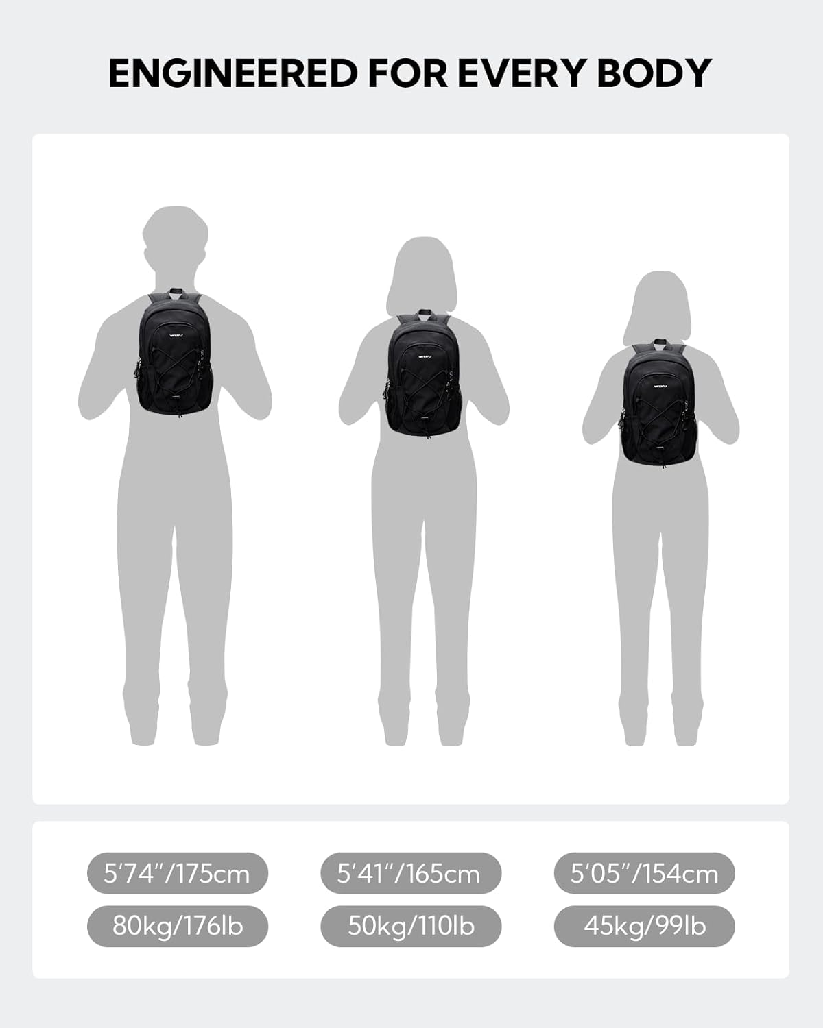 Waterfly Small Hiking Backpack 12L: Mini Lightweight Sport Rucksack with Chest Strap Daypack Compact Day Bag for Outdoor Travel Walking Camping Cycling Climbing Women Men Teenagers - Image 6