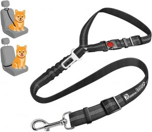 Headrest dog car seat belt Adjustab...