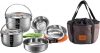 CAMPINGMOON Stainless Steel Outdoor...
