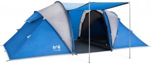 Trail Hartland 4 Man 2 Room Tent Wi...