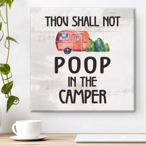 Funny Camping Quote Poster RV Campe...