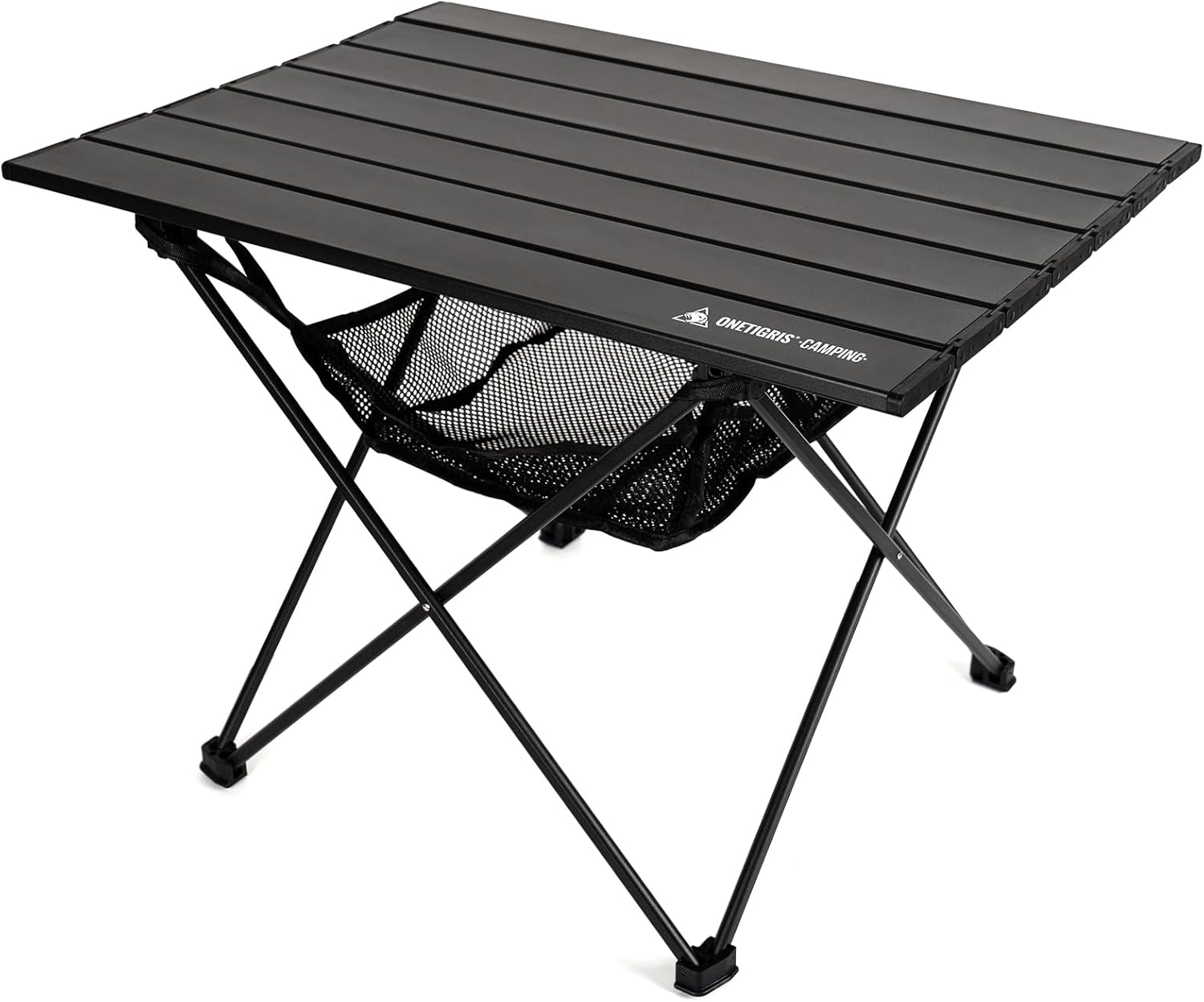 OneTigris SWIFLY Portable Camping Table, Lightweight Folding Beach Table with Storage Net & Carry Bag for Outdoor Cooking, Hiking, Fishing, Picnic, Travel