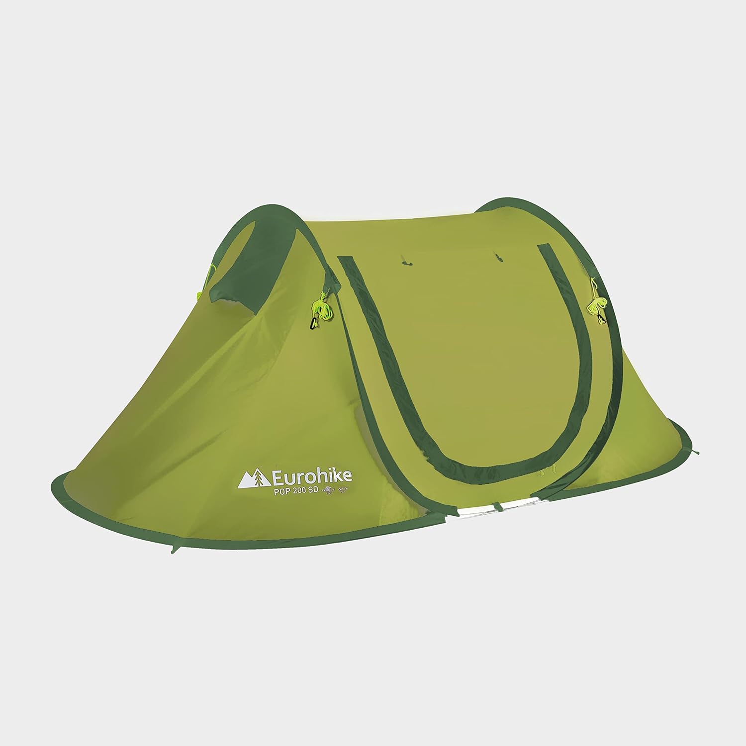 Eurohike Pop 200 Tent for 2 People with Sewn in Groundsheet, 2 Man, Easy to Pitch, Pop-Up Design, Lightweight, Compact, Ideal for Festivals, Weekend Trips, Hiking, Backpacking, 1500mm HH - Image 7