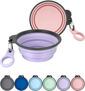 Collapsible Dog Bowls with Bottle C...