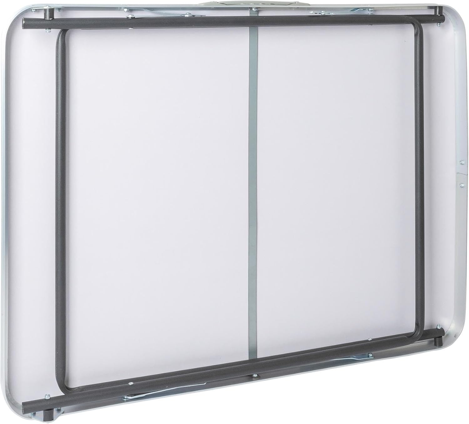 Harbour Housewares Folding Table - 80cm x 60cm - Black - Small Metal Trestle Tables Foldable Portable Side Table for Indoor, Outdoor, Garden, BBQ, Pinic, Dining, Camping - Image 4