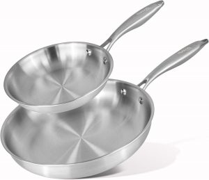 nuovva Stainless Steel Frying Pan S...