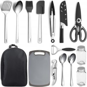 Kyraton Camping Cooking Set 15 Pack...
