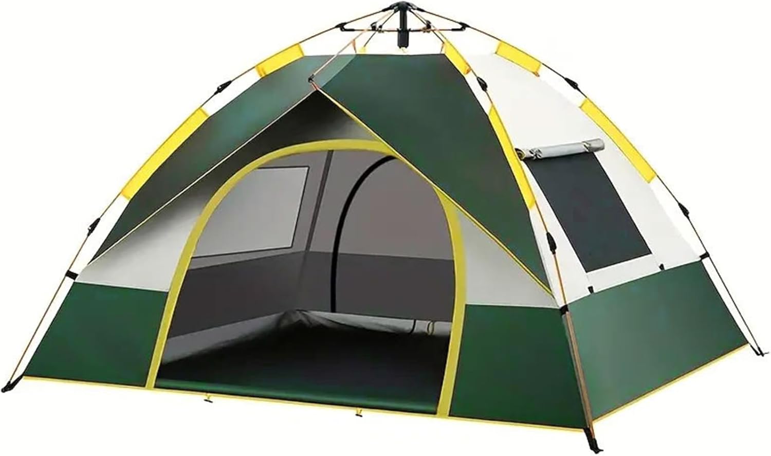 Pop Up Tent for 3-4 People, Automatic Instant Camping Tent Waterproof Windproof & Insect Proof for 3 Seconds Quick Setup Easy Set Up for Outdoor Camping Hiking Mountaineering Beach, Include Carry Bag - Image 4