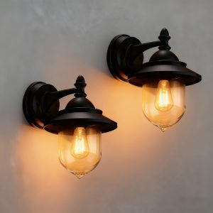 EBION Coach Lantern Outdoor Wall Li...