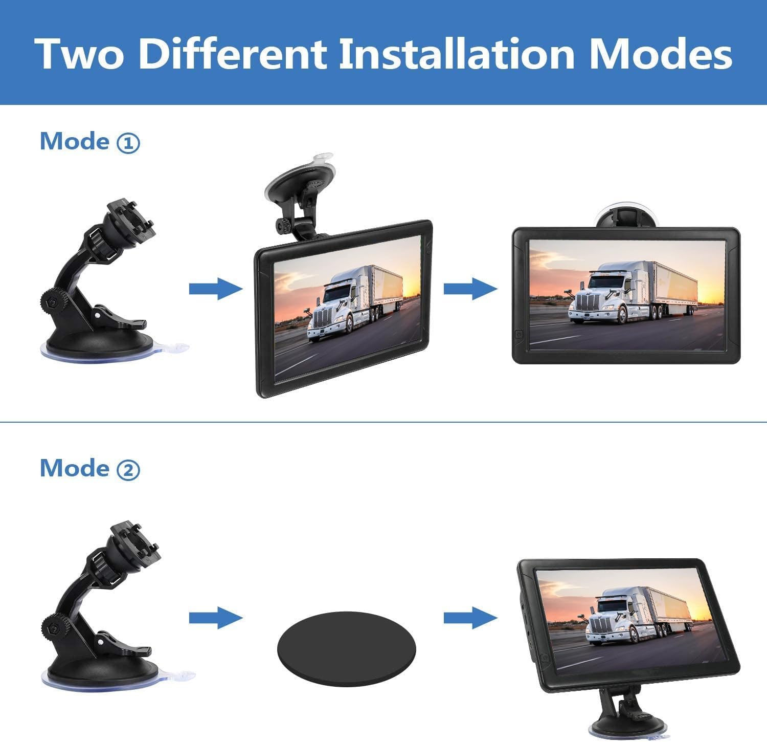 Sat Nav for Car Truck | 9 Inch 2026 UK & Europe Maps with Free Lifetime Updates | Voice Guidance, Speed Camera Alerts, Lane & Postcode Assist | Offline GPS Navigation, Easy to Use - Image 3