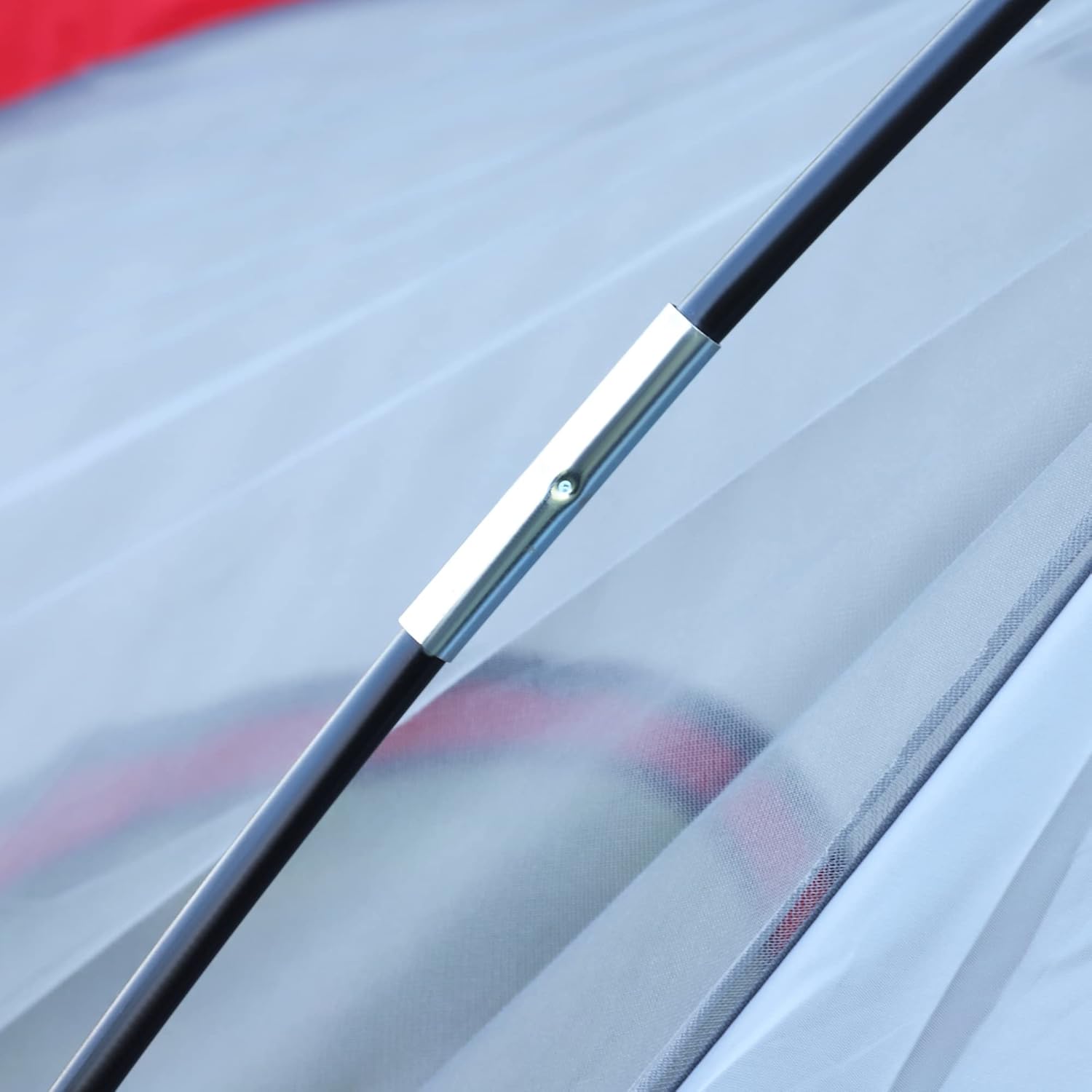 Outsunny 5-6 Man Camping Tent Tunnel Tent UV Protection 3000mm Water Resistant Hiking Shelter with Groundsheet and Carry Bag - Image 7