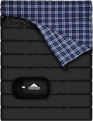 AGEMORE Cotton Flannel Double Sleep...