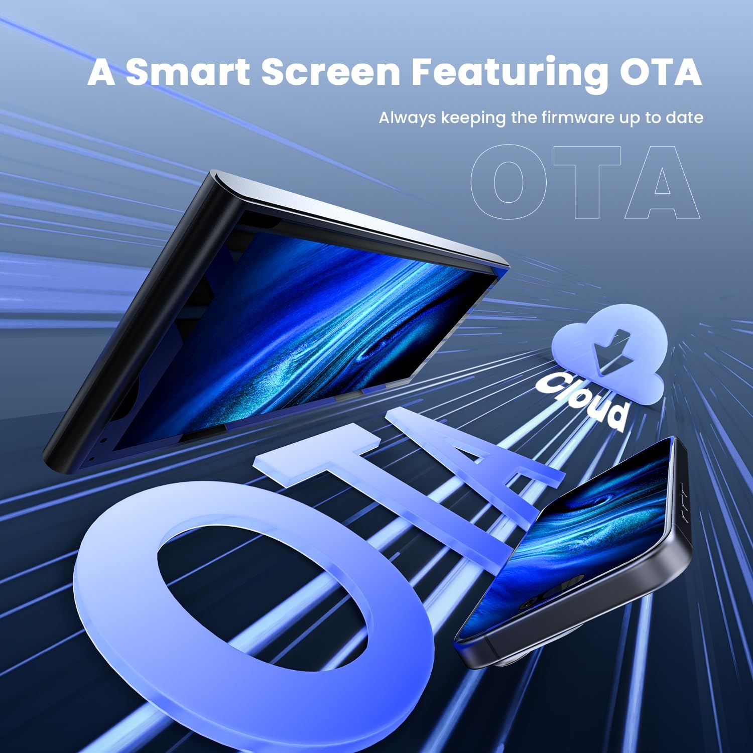 9.26" Wireless Portable Car Play Screen for Apple CarPlay & Android Auto, OTA Updates, Backup Camera, Mirror Link, 5.0 Bluetooth, Voice Control, GPS Navigation, FM - Image 7