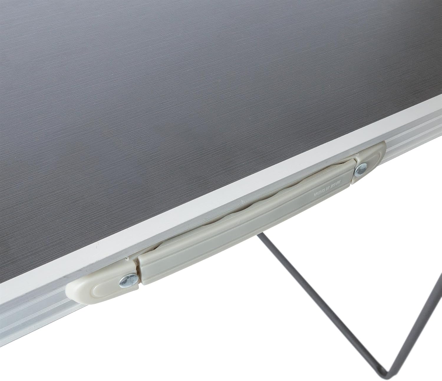 Harbour Housewares Folding Table - 80cm x 60cm - Black - Small Metal Trestle Tables Foldable Portable Side Table for Indoor, Outdoor, Garden, BBQ, Pinic, Dining, Camping - Image 6