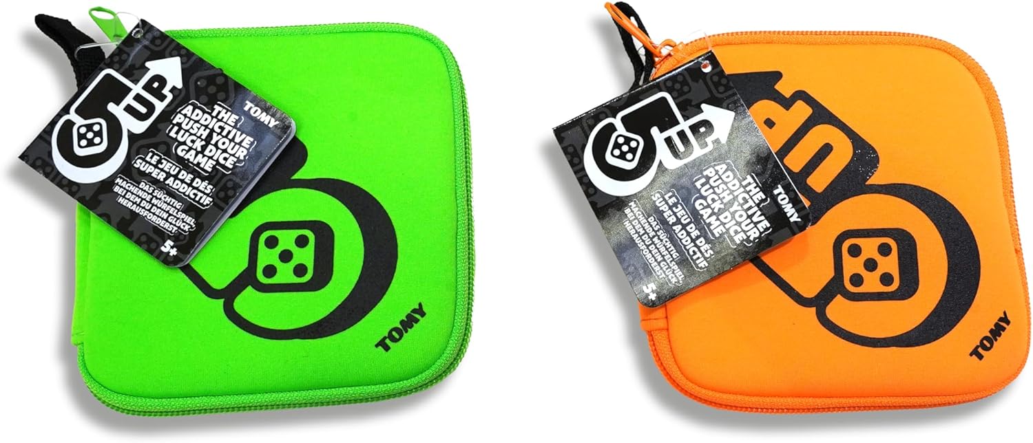 TOMY Games 5 Up - Addictive Travel Game - Fun Family Game for Kids and Adults - 2-4 Player - Push Your Luck Dice Games - For 5+ Year Olds - Family Trips and Birthday Gifts Idea - Image 2