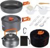 OVERMONT Camping Cookware Set Outdo...