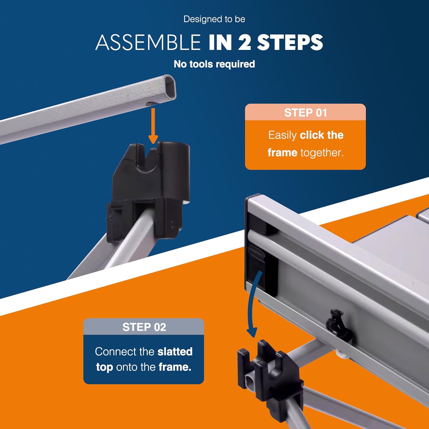 Voyager Camping Table – Foldable Outdoor Table with Adjustable Height, Extra Storage, Quick Setup, Lightweight & Durable – Compact Table for Camping, Picnic & Travel – medium 43x40x40cm - Image 5