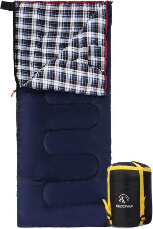 REDCAMP Cotton Flannel Sleeping Bag...