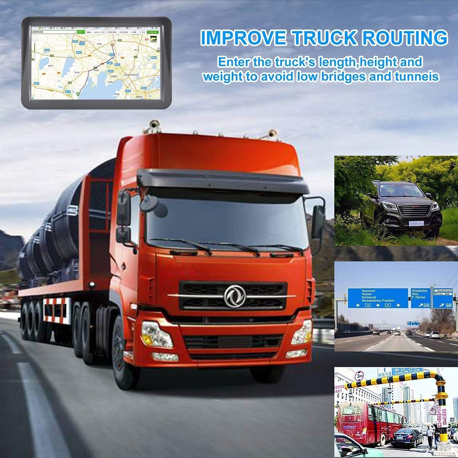 Sat Nav for Car Truck | 9 Inch 2026 UK & Europe Maps with Free Lifetime Updates | Voice Guidance, Speed Camera Alerts, Lane & Postcode Assist | Offline GPS Navigation, Easy to Use - Image 2