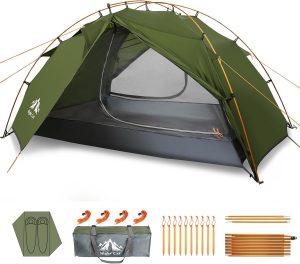 Night Cat 2 Person Camping Tent: Wa...