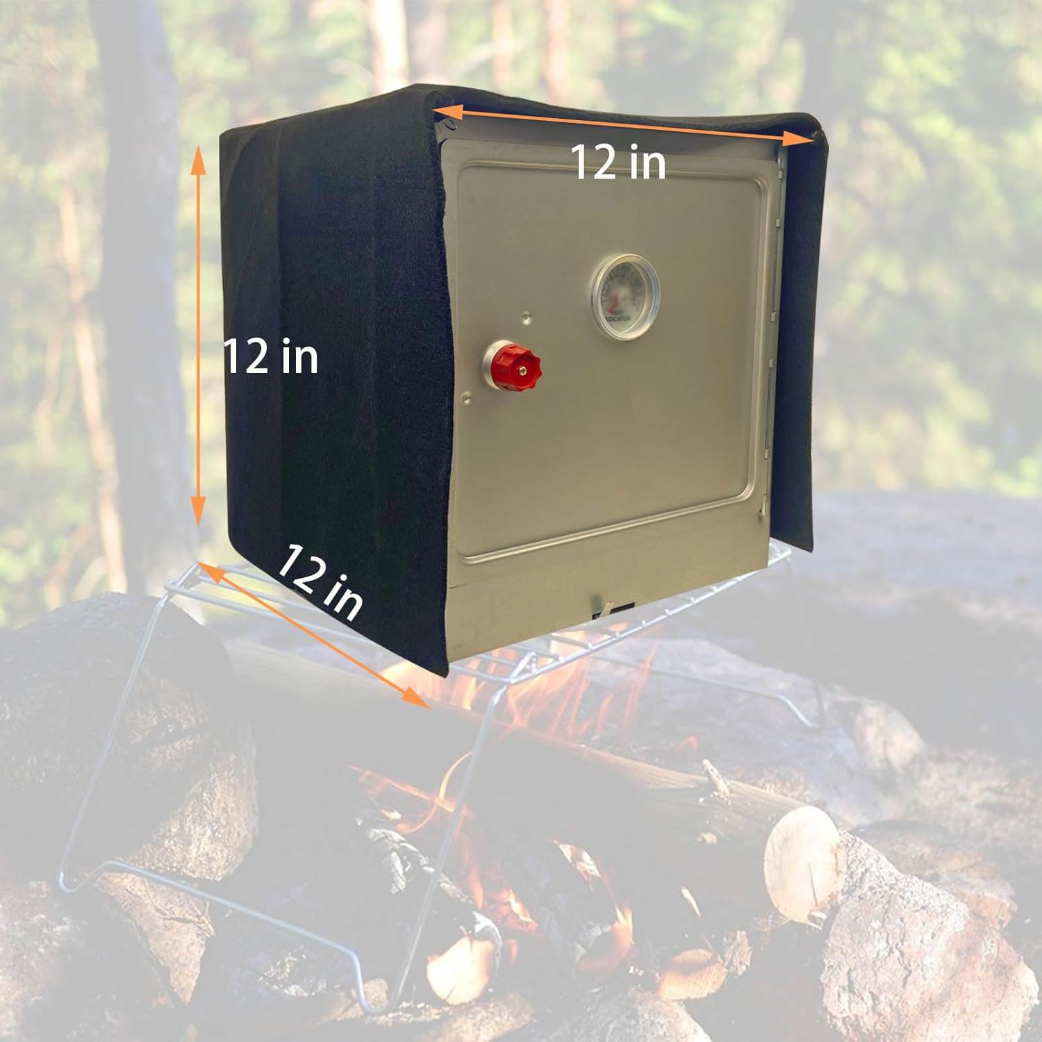 Thermal Insulated Camping Oven Cover Insulation Blanket Cover for Foldable Camp Oven- Quickly Heats Up and Maintains Temperature - Image 4