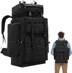 80L Hiking Backpack Large Rucksack ...
