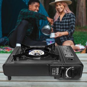 Portable Gas Cooker Camp Stove + 8 ...