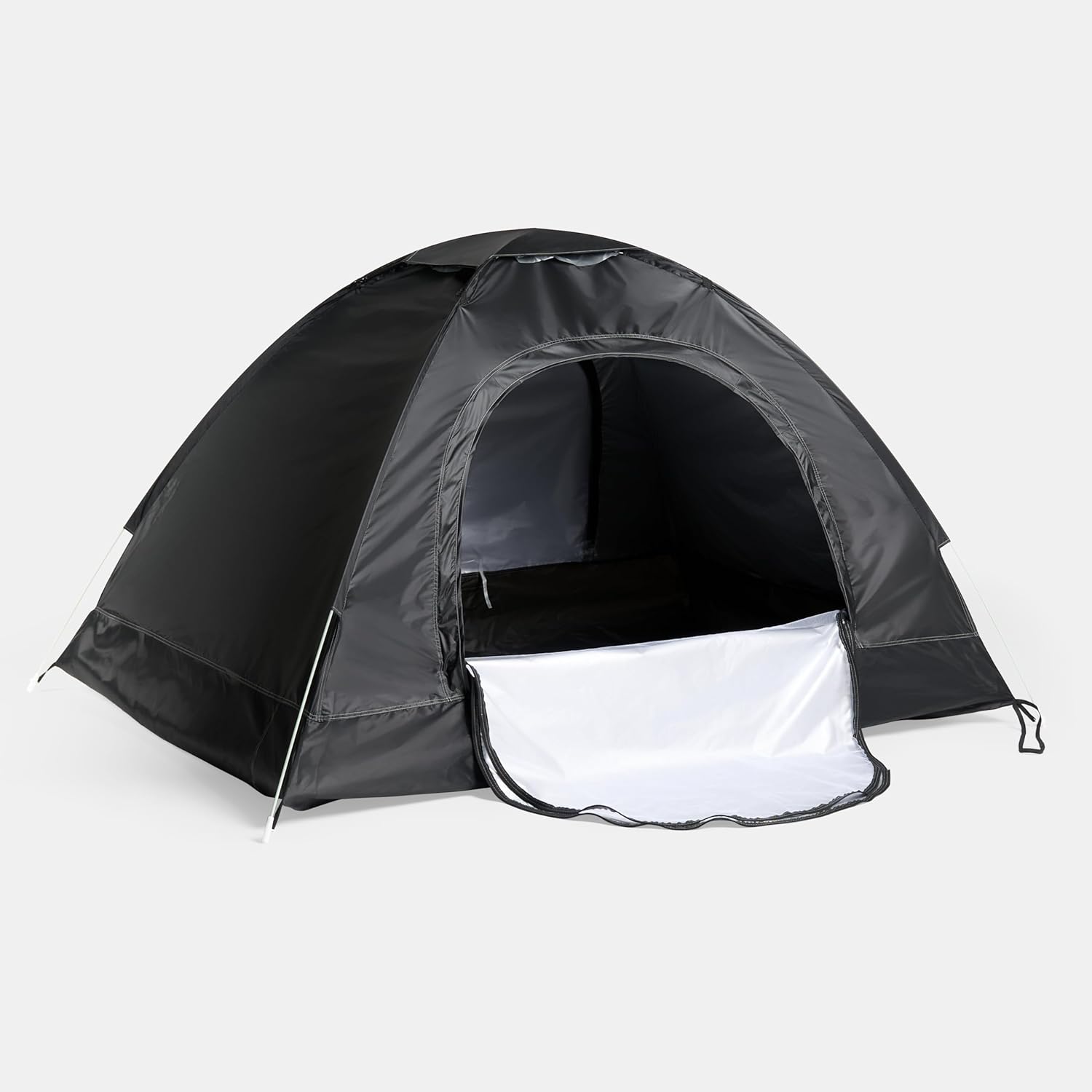 OHS Tent Black, 2 Man Tent Waterproof Easy Setup Lightweight Camping Tent Tents Windproof Outdoor Pop Up Dome Tents Suitable for Traveling Beach Camping Hiking Mountaineering - Image 5