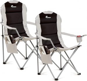 SUNMER Padded Camping Chairs –...
