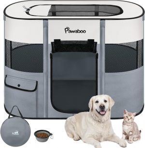 Foldable Pet Playpen, Cat Dog Playp...