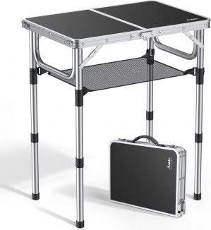 Anbte Folding Camping Table with St...
