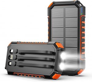 Hiluckey Power Bank Solar Charger &...