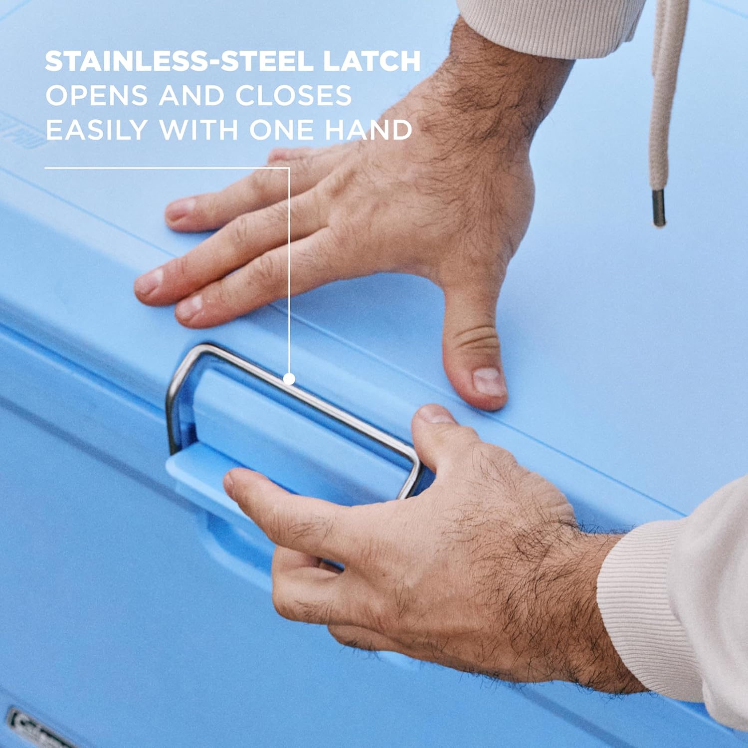 Coleman PRO Heavy-Duty Insulated Hard Cooler with handles | large capacity | Keeps Ice for up to 4 Days | Full foam insulation | Large Durable Portable Cool Ice Box for Rugged Outdoor Use & Jobsites - Image 6