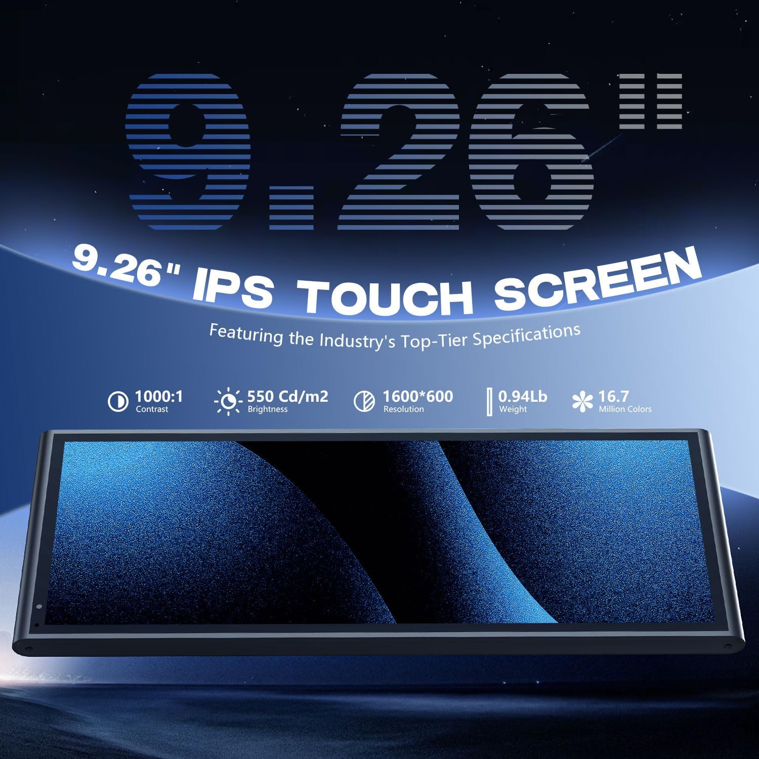 9.26" Wireless Portable Car Play Screen for Apple CarPlay & Android Auto, OTA Updates, Backup Camera, Mirror Link, 5.0 Bluetooth, Voice Control, GPS Navigation, FM - Image 4