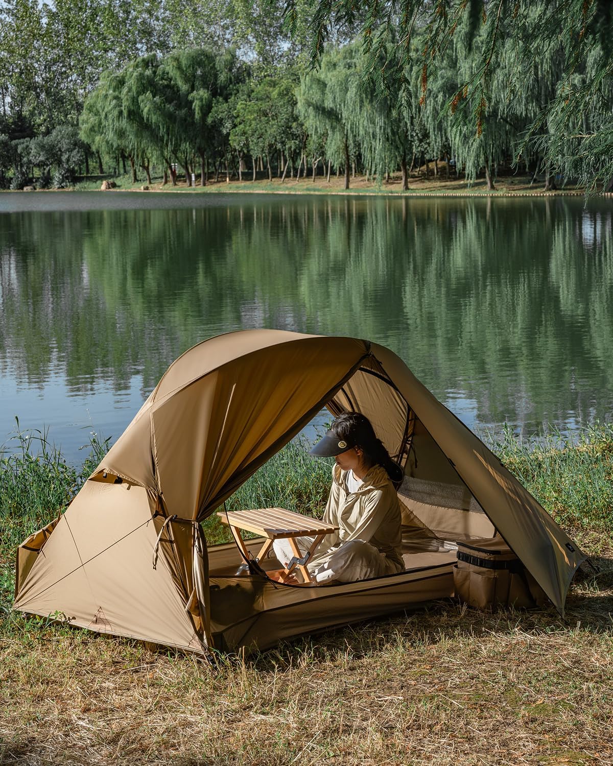 MC TOMOUNT Backpacking Tent Ultralight Nylon 1-2 Person Tent - Image 7