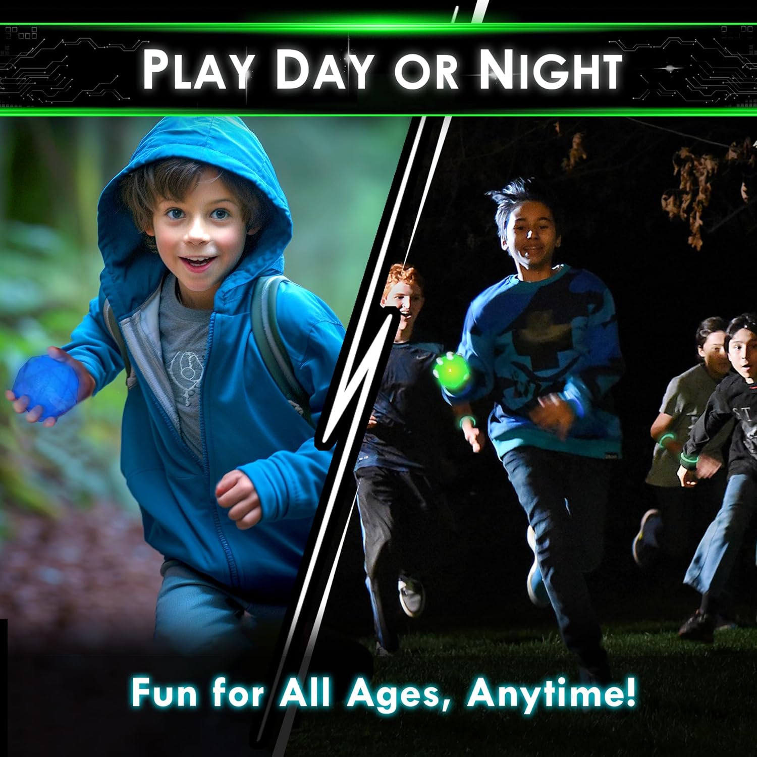 Redux: The Original Glow in The Dark Capture the Flag Game | Ages 8+ | Outdoor Games for Kids and Teens | Birthday Gift | Party Games for Kids 8-12+ | Alternative to Laser Tag Guns and Flag Football - Image 4