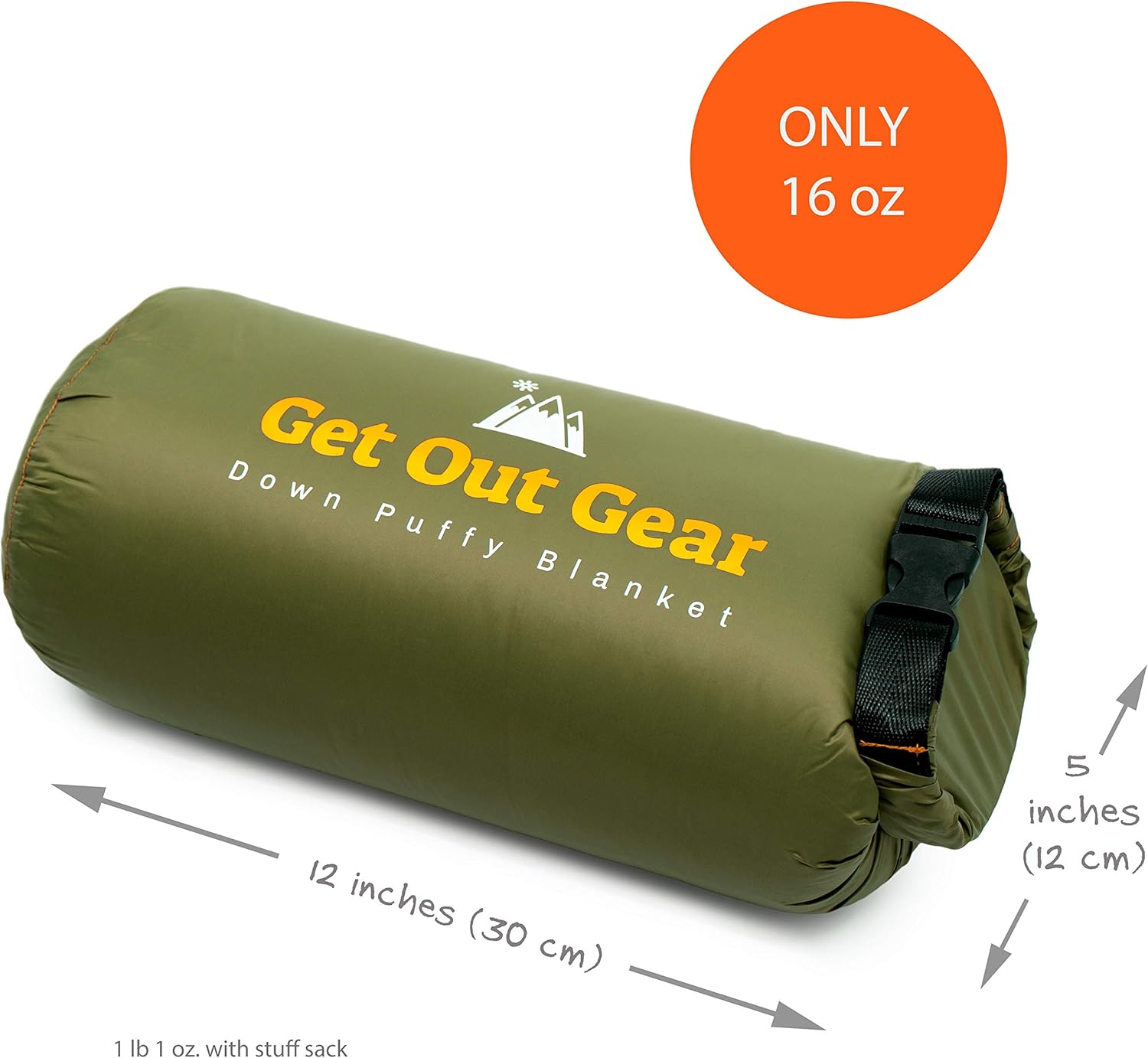 Get Out Gear Down Camping Blanket - Outdoor Lightweight Packable 650 Fill Power Down Blanket Compact Waterproof and Warm Backpacking Quilt for Camping Hiking Travel Hammock - Image 5