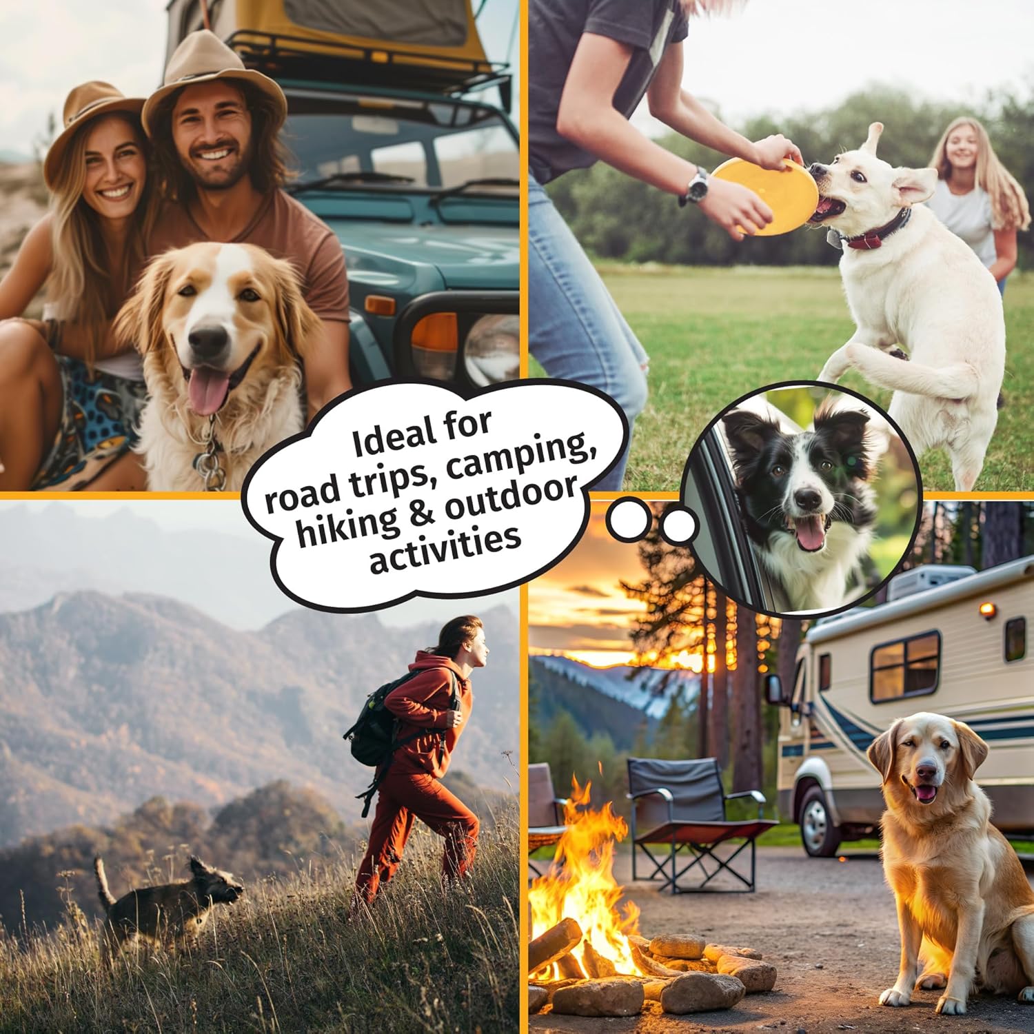 Mobile Dog Gear Large Collapsible Dog Water Bowls for Travel (Set of 2, 5 Cups Each) - Portable Foldable Bowl for Feeding Pets, Cats & Dogs - Easy to Clean Silicone Dish, Great for Camping & Traveling - Image 8